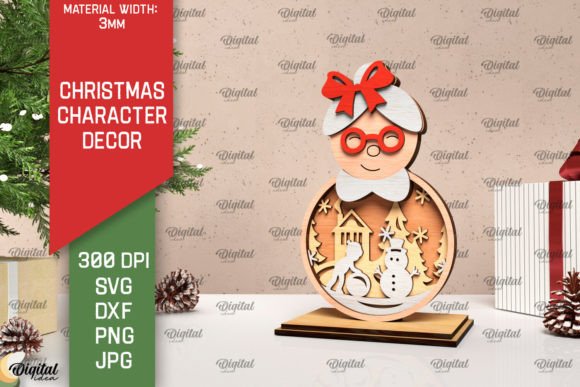 3D Christmas Decor Laser Cut: A Creative and Versatile Digital Design Solution