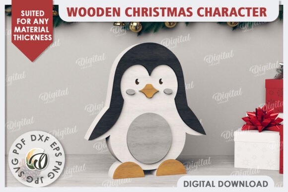 3D Christmas Penguin Laser Cut: Creative Possibilities for Holiday Design