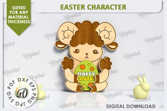 3D Easter Lamb Laser Cut: A Modern Twist on Timeless Easter Decor