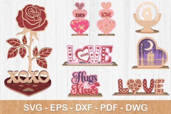Enhancing Creativity and Business with the Valentine 3D Laser Cut Decor Bundle